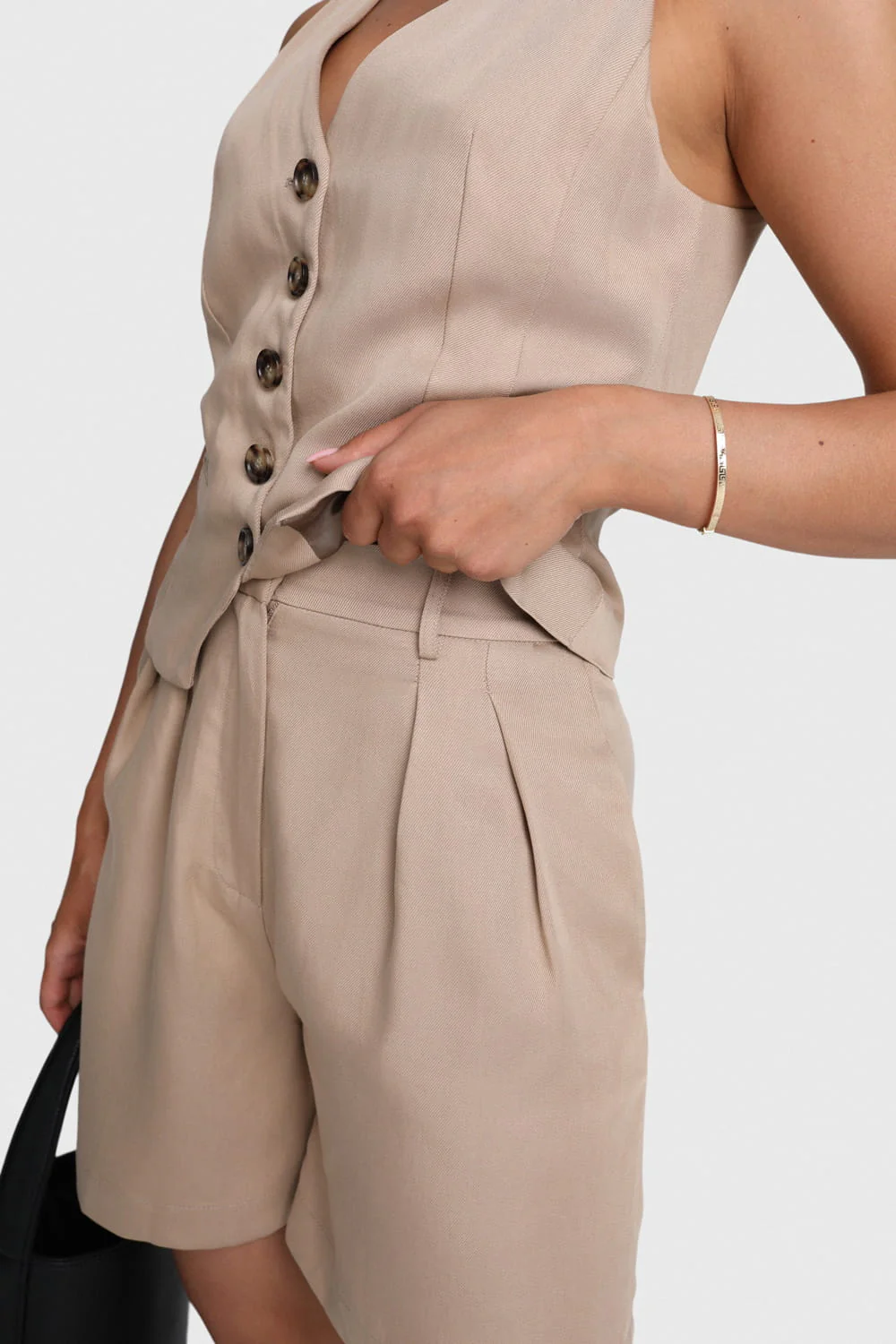 Spodenki Miss Preppy Beige - Image 3