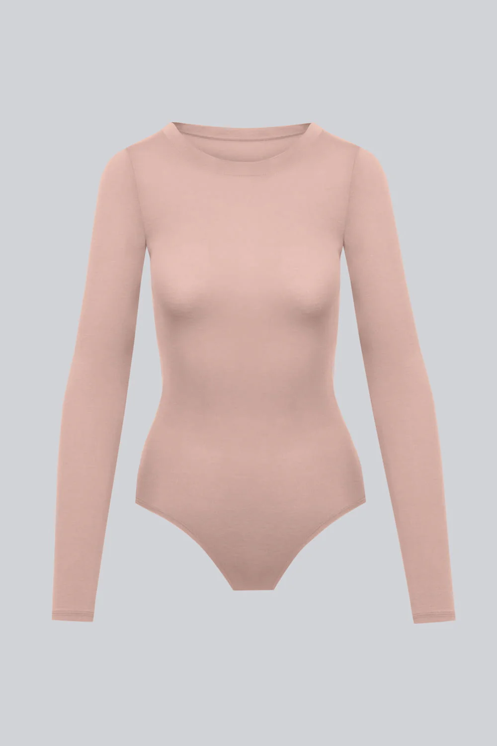 Body Miss Invisible Longsleeve C-neck Cappuccino - Image 2