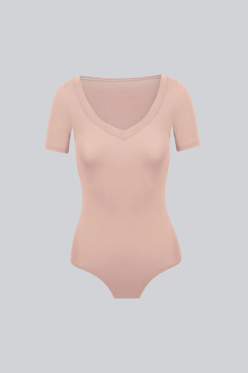 Body Miss Invisible Shortsleeve V-neck Cappuccino - Image 2