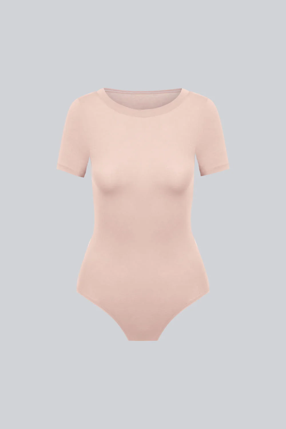 Body Miss Invisible Shortsleeve C-neck Cappuccino - Image 2