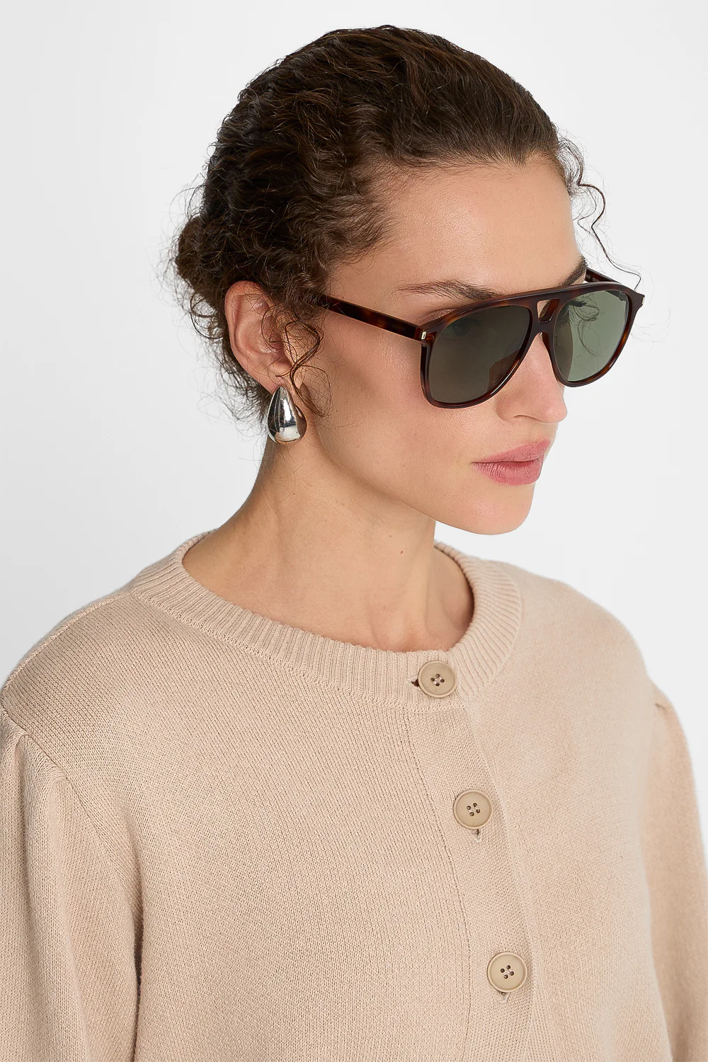 Kardigan Miss Chic Beige - Image 3