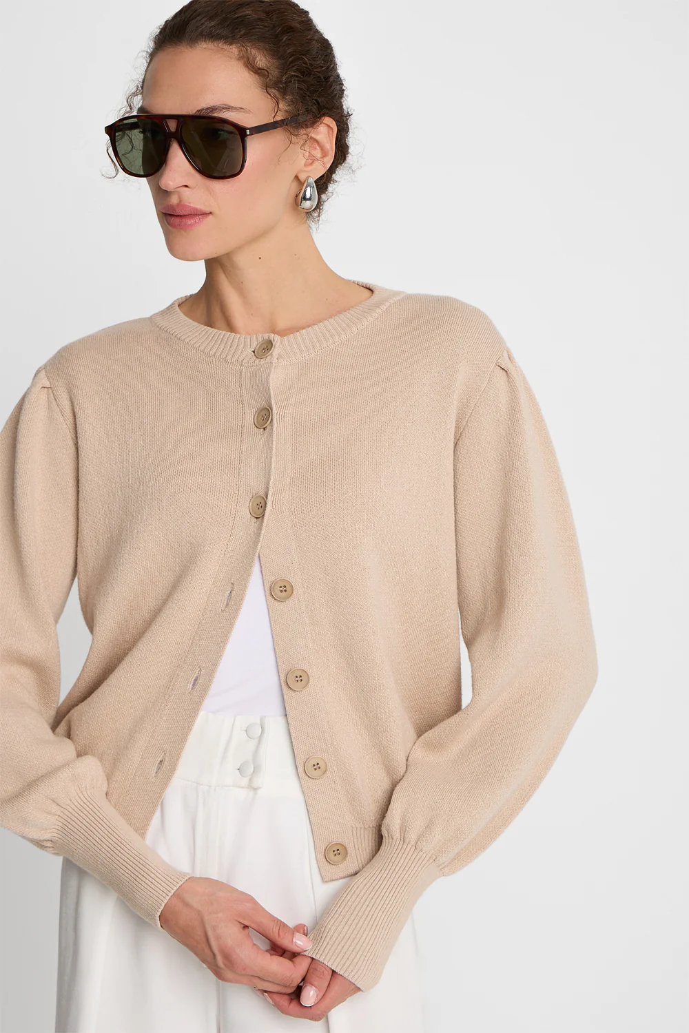 Kardigan Miss Chic Beige - Image 4