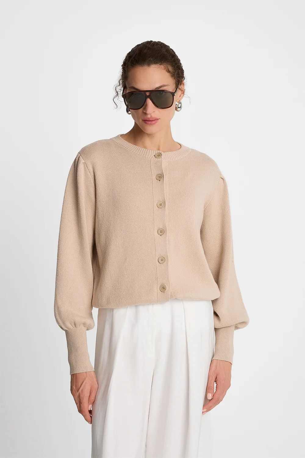 Kardigan Miss Chic Beige - Image 5