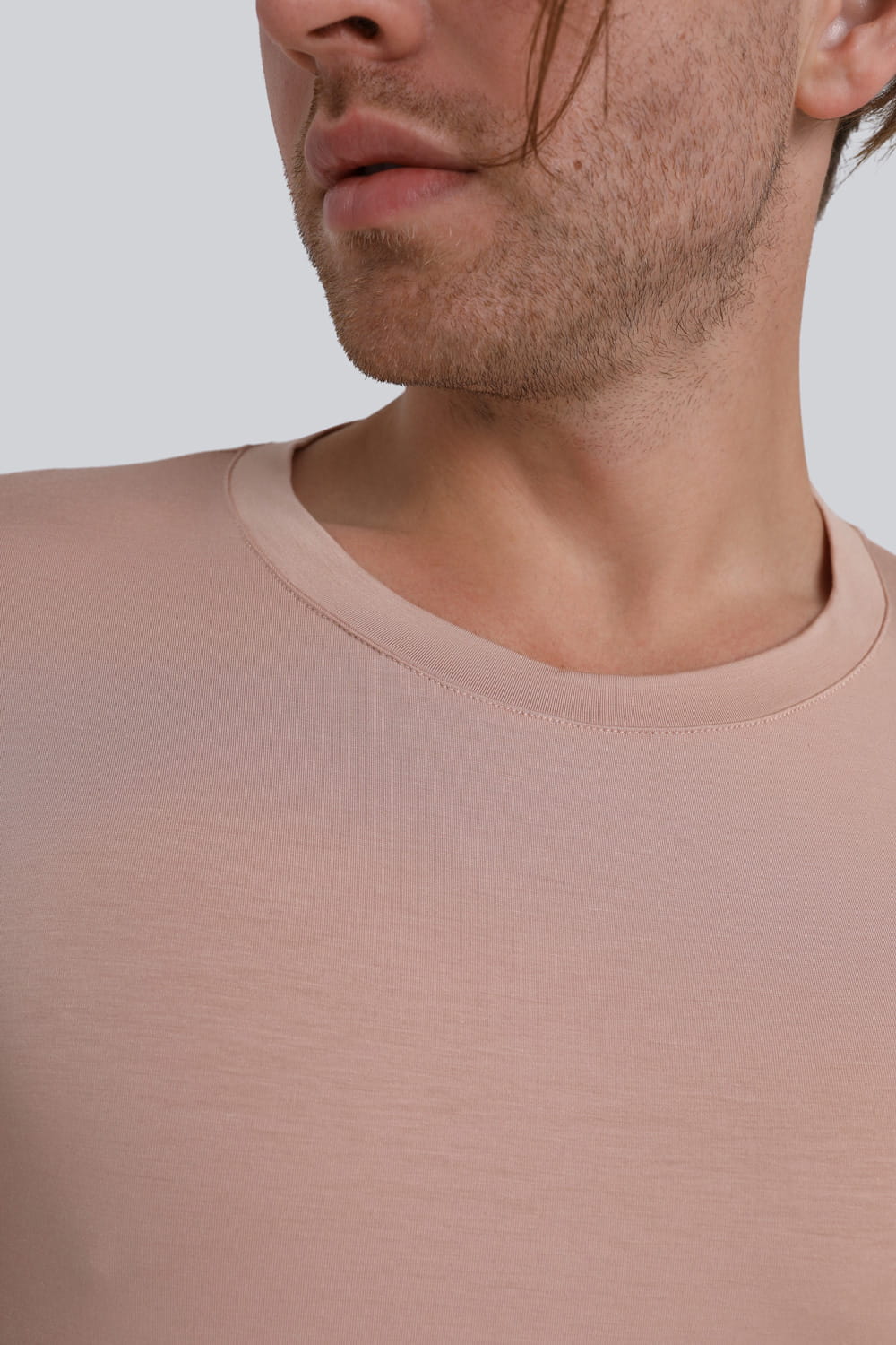 Longsleeve Mr Invisible C-neck Cappuccino - Image 4