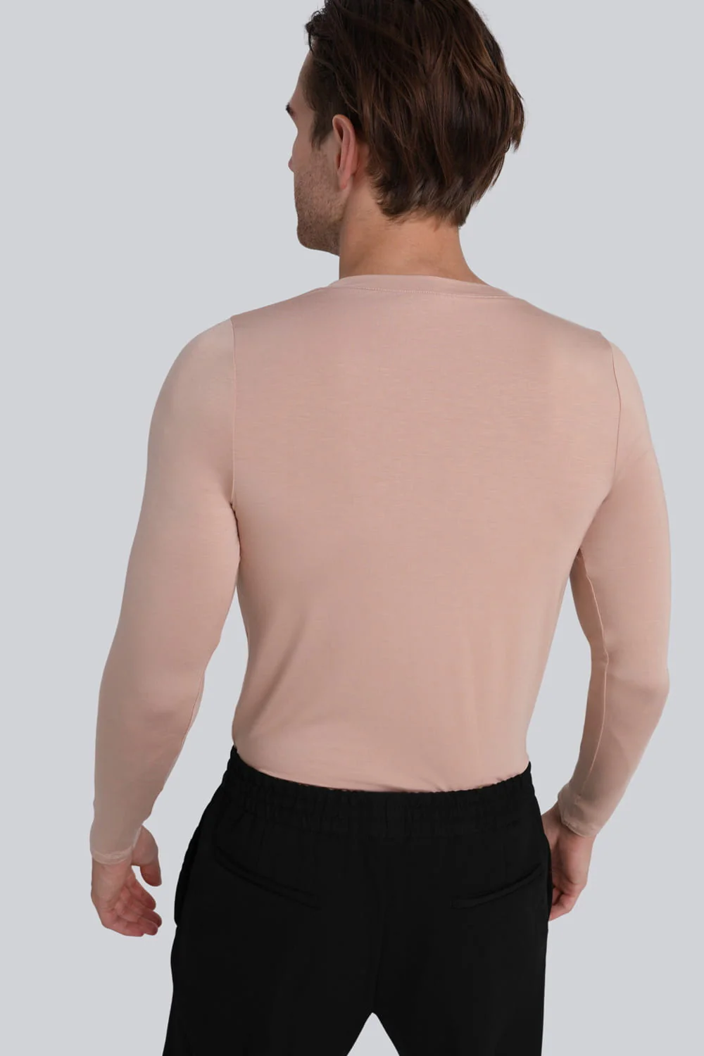 Longsleeve Mr Invisible C-neck Cappuccino - Image 6
