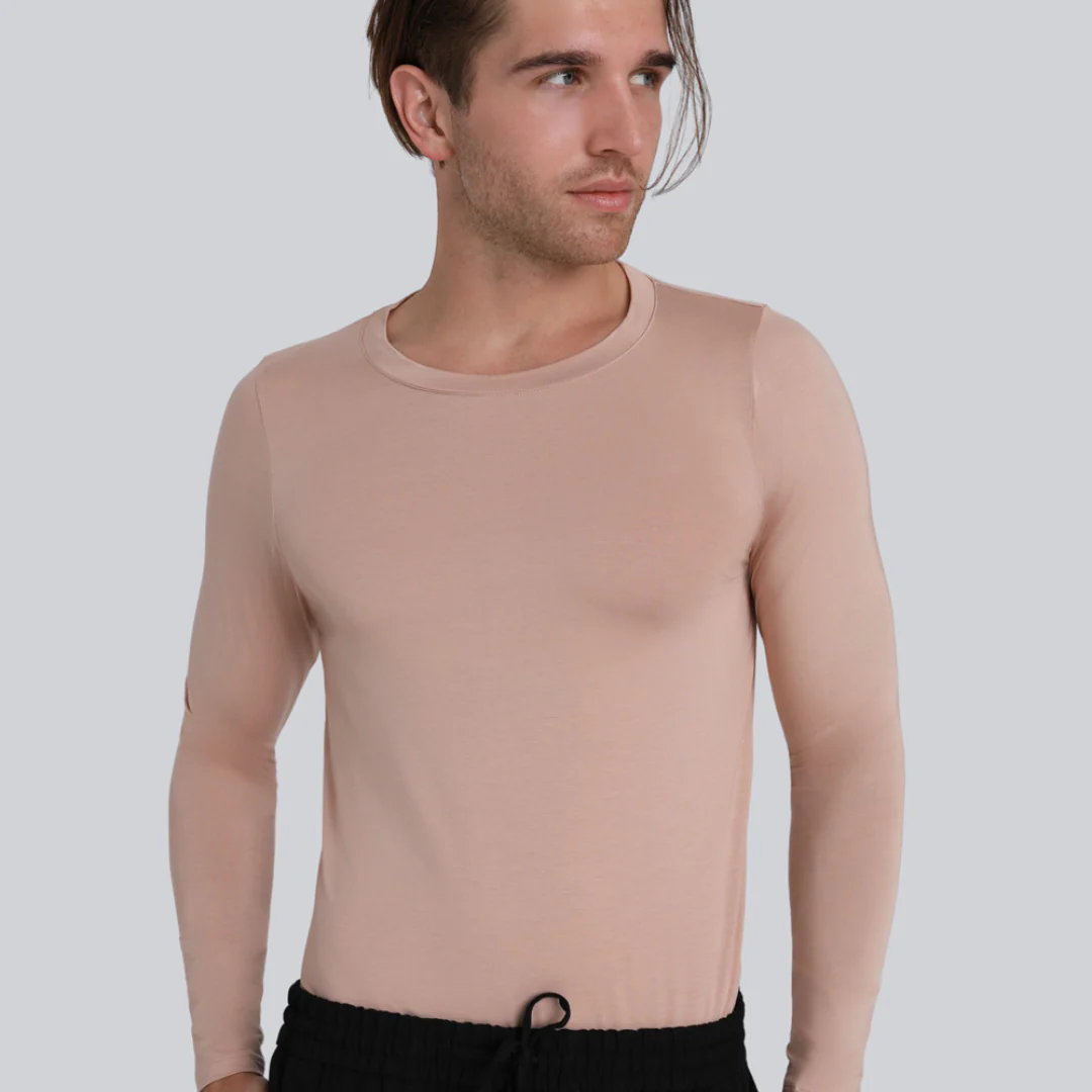 Longsleeve Mr Invisible C-neck Cappuccino - Image 7