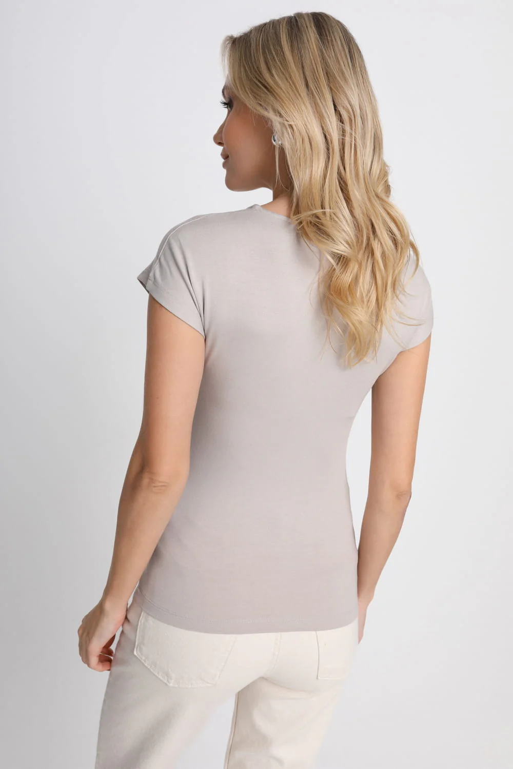 T-shirt Miss Sleek Taupe - Image 3