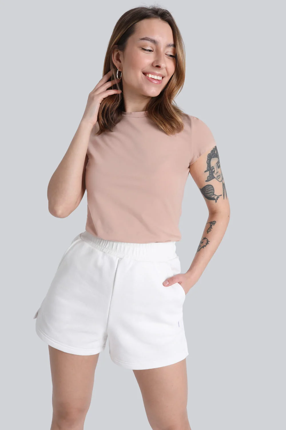 Spodenki Miss Relaxed Creme - Image 6