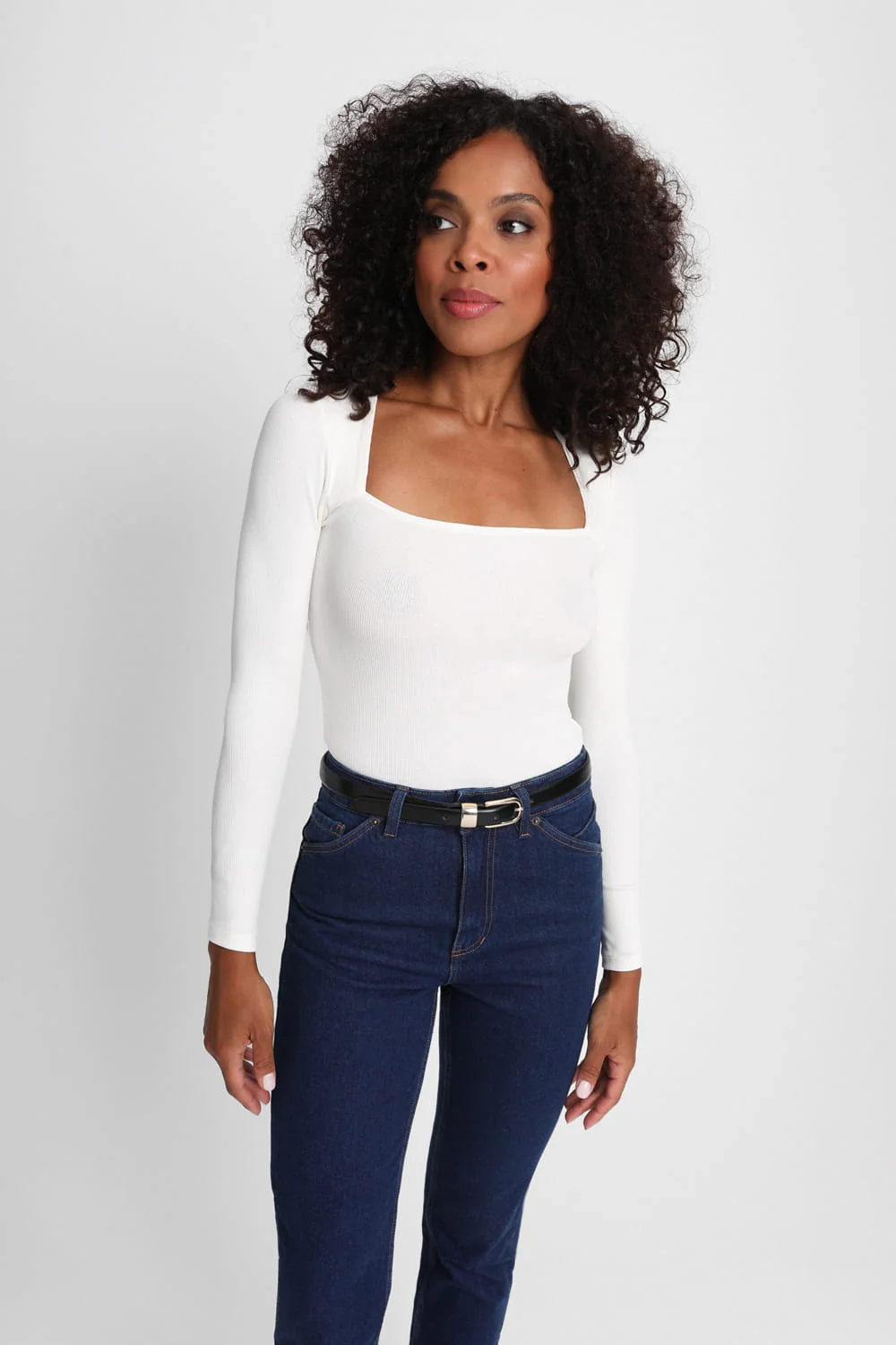 Longsleeve Miss Caro Off White - Image 3