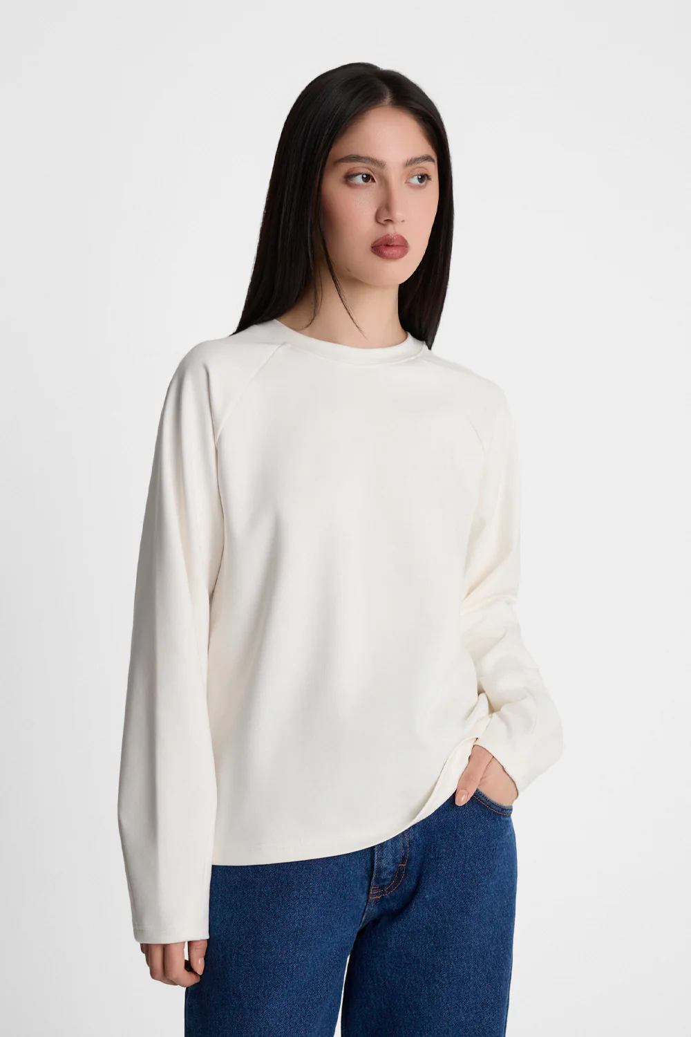Longsleeve Miss Stillness Off White - Image 6
