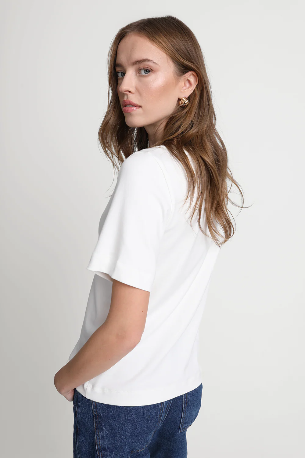 T-shirt Miss Relaxed Off White - Image 5