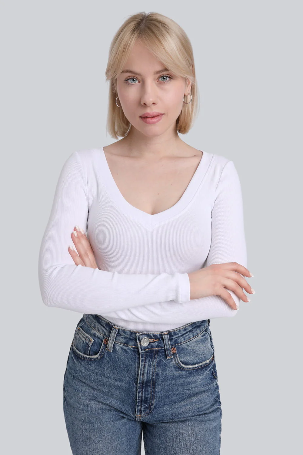 Longsleeve Miss Womanly White - Image 3