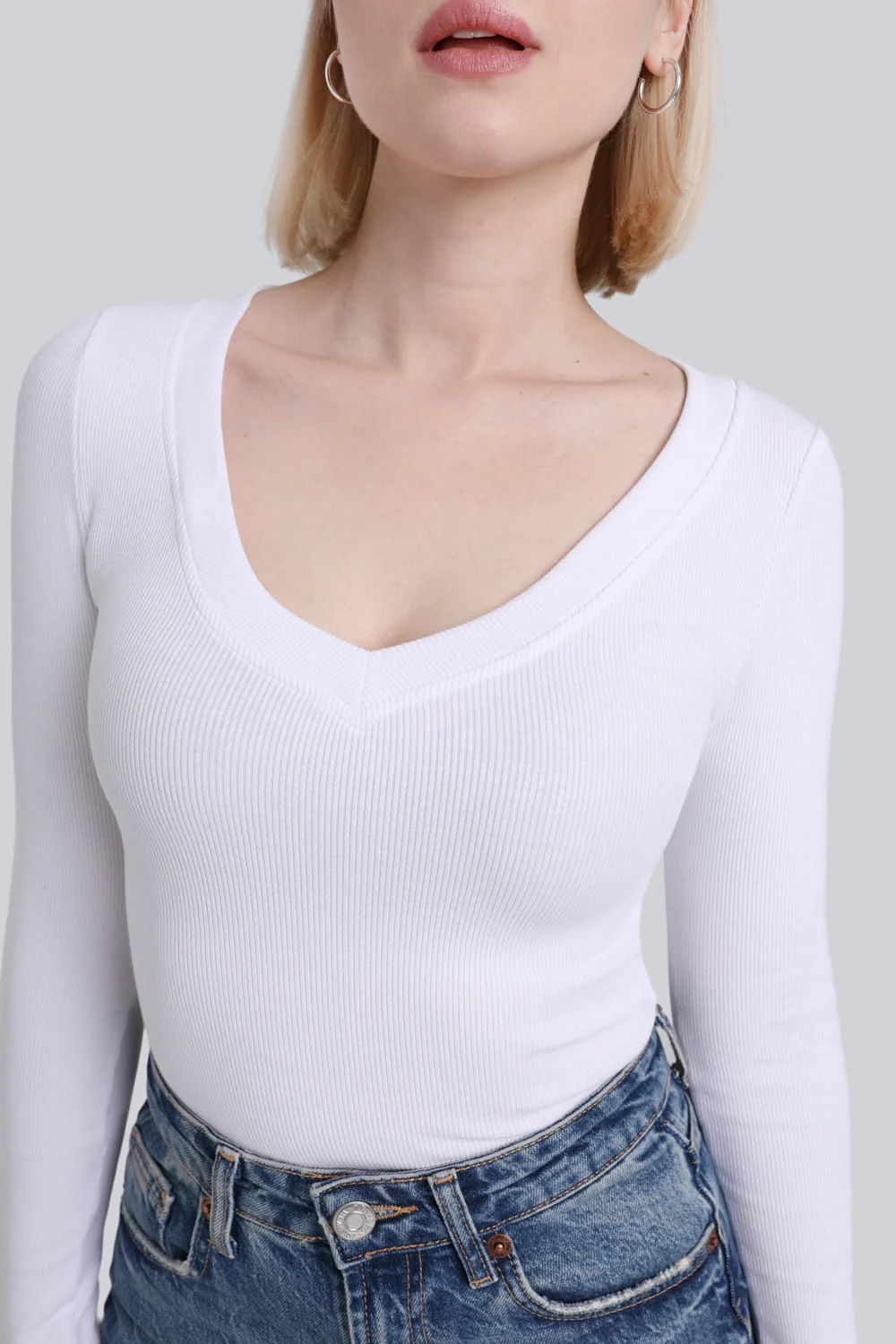 Longsleeve Miss Womanly White - Image 4