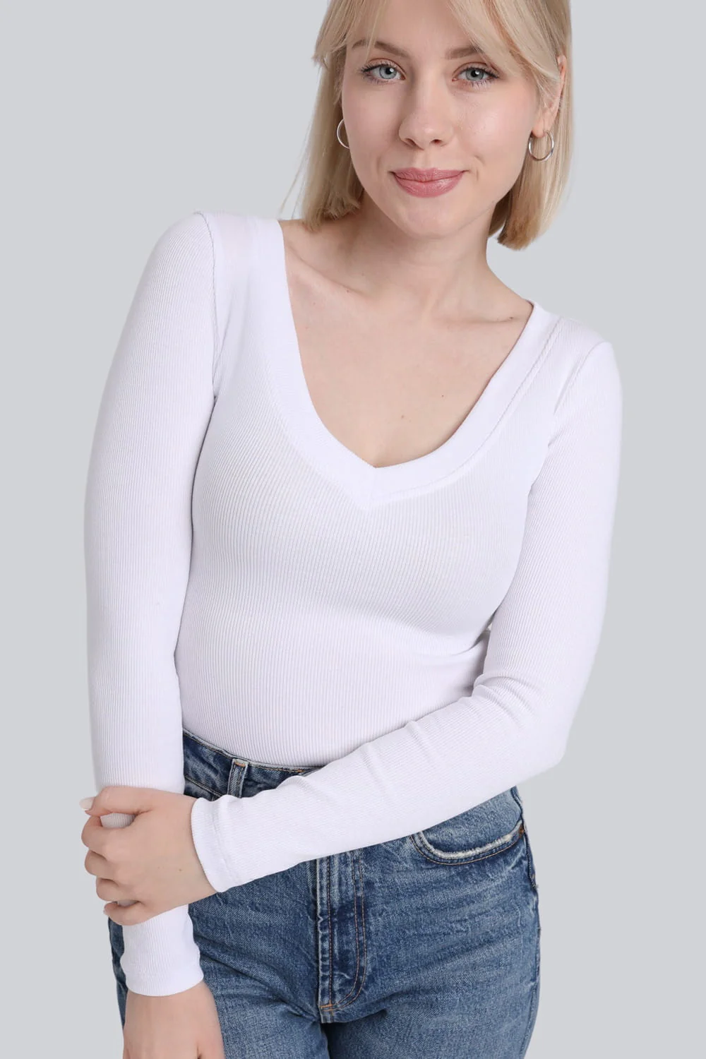 Longsleeve Miss Womanly White - Image 6