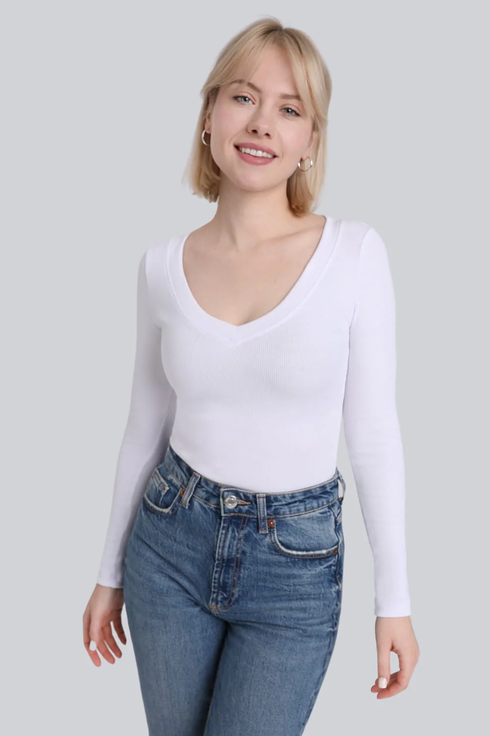 Longsleeve Miss Womanly White - Image 7
