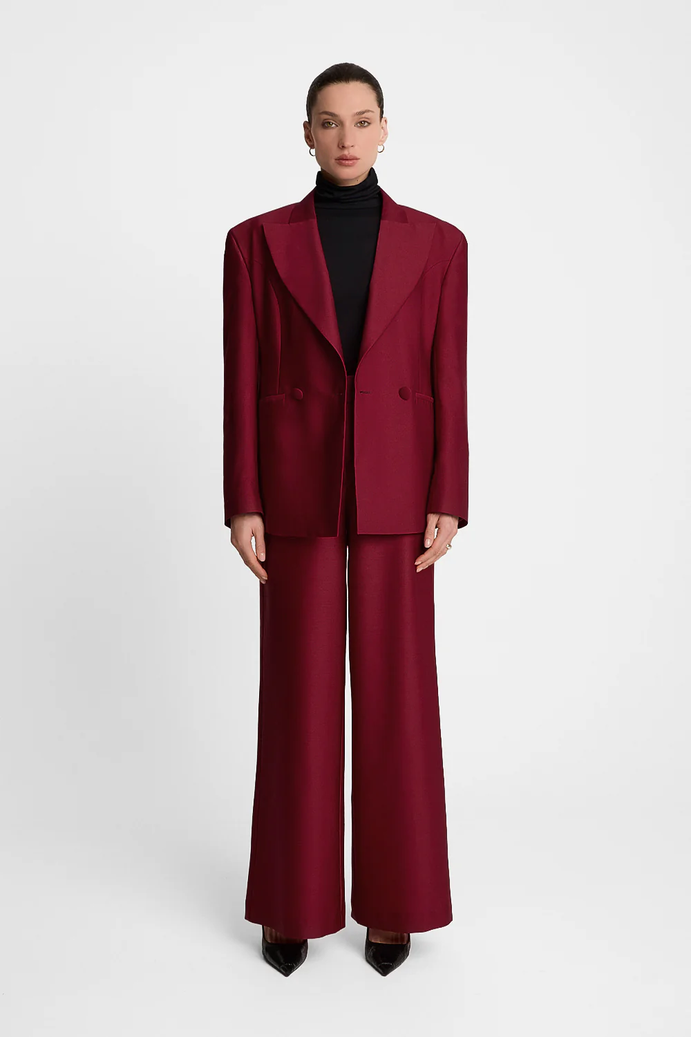 Marynarka Miss Carmen Burgundy - Image 3