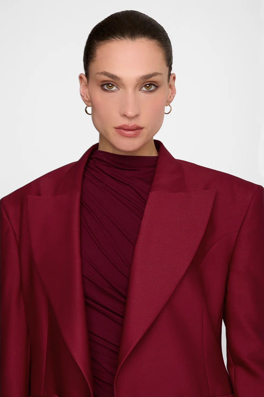 Marynarka Miss Carmen Burgundy - Image 5