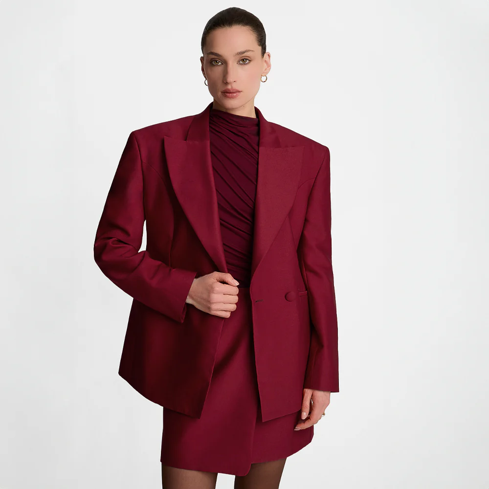 Marynarka Miss Carmen Burgundy - Image 8