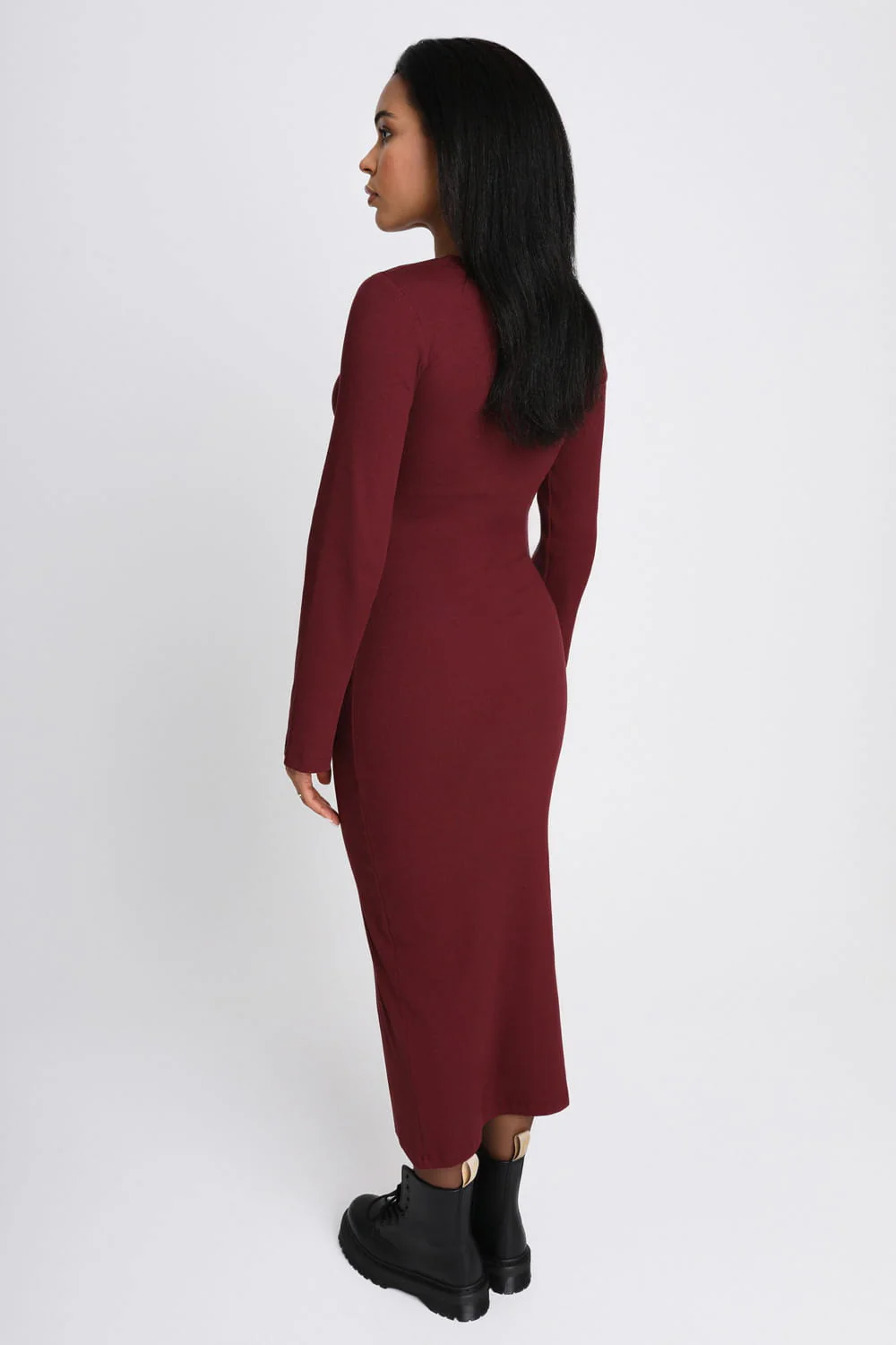 Sukienka Miss Contour Burgundy - Image 4