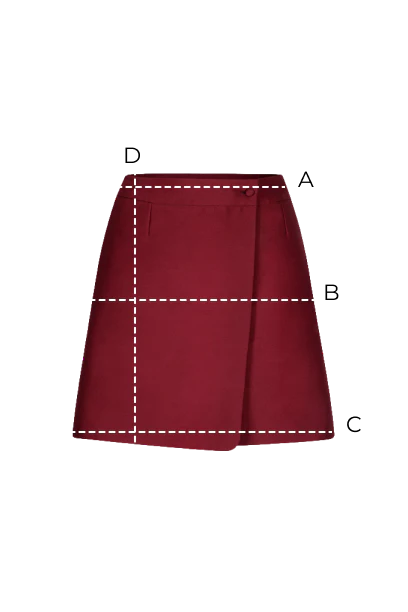 Spódnica Miss Carmen Burgundy - Image 7