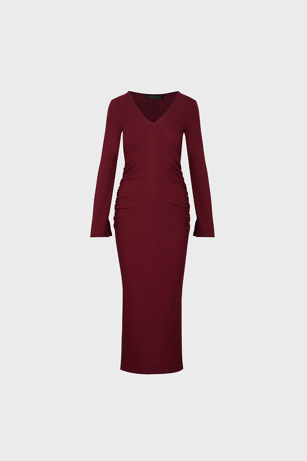 Sukienka Miss Sleek Burgundy - Image 2