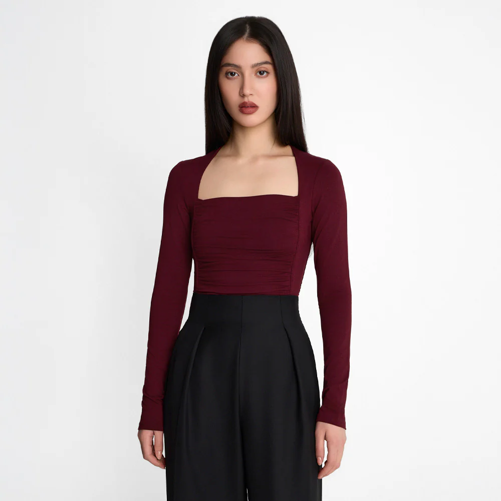 Body Miss Tide Burgundy - Image 9