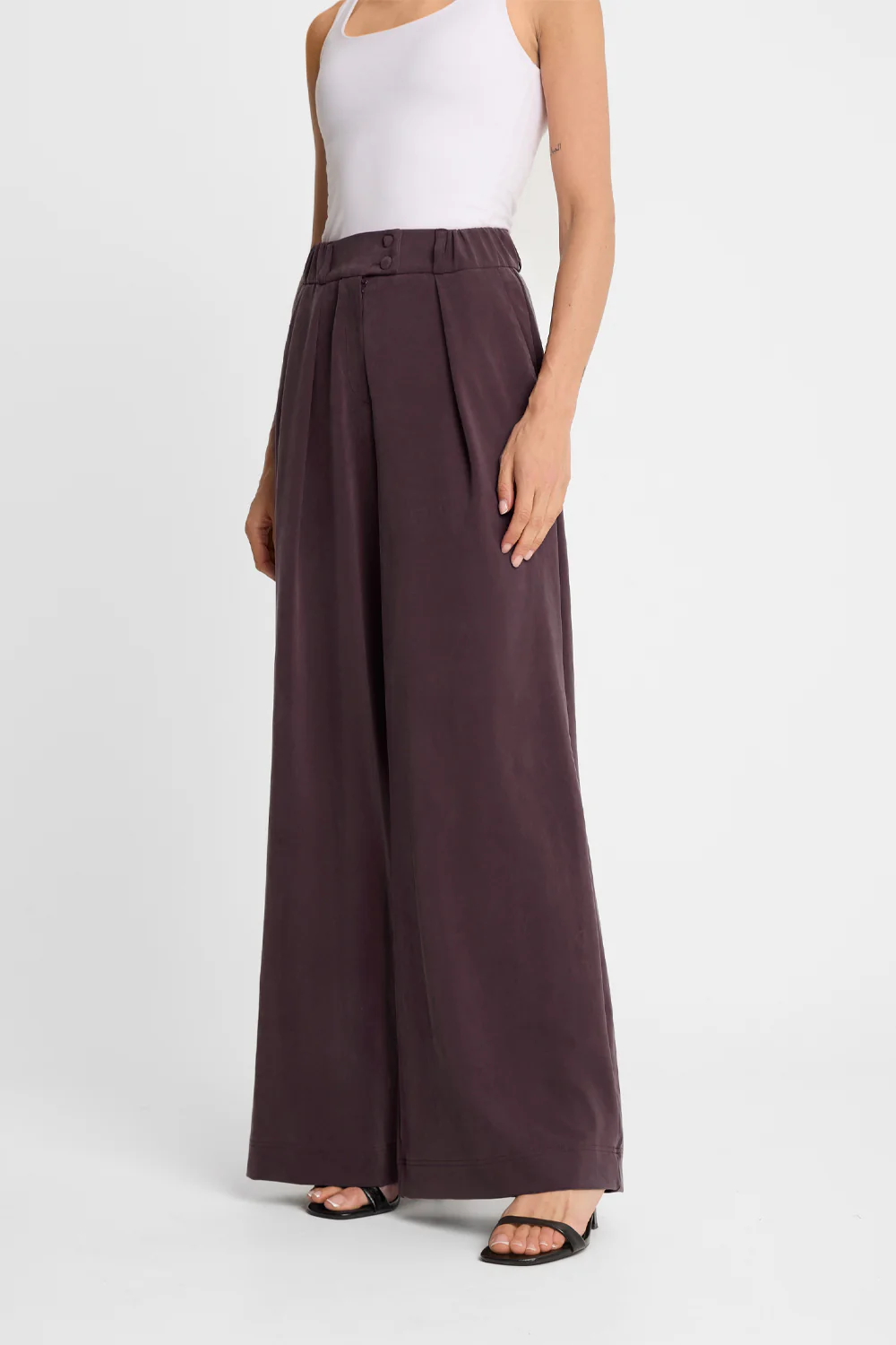 Spodnie Miss Daily Burgundy - Image 3