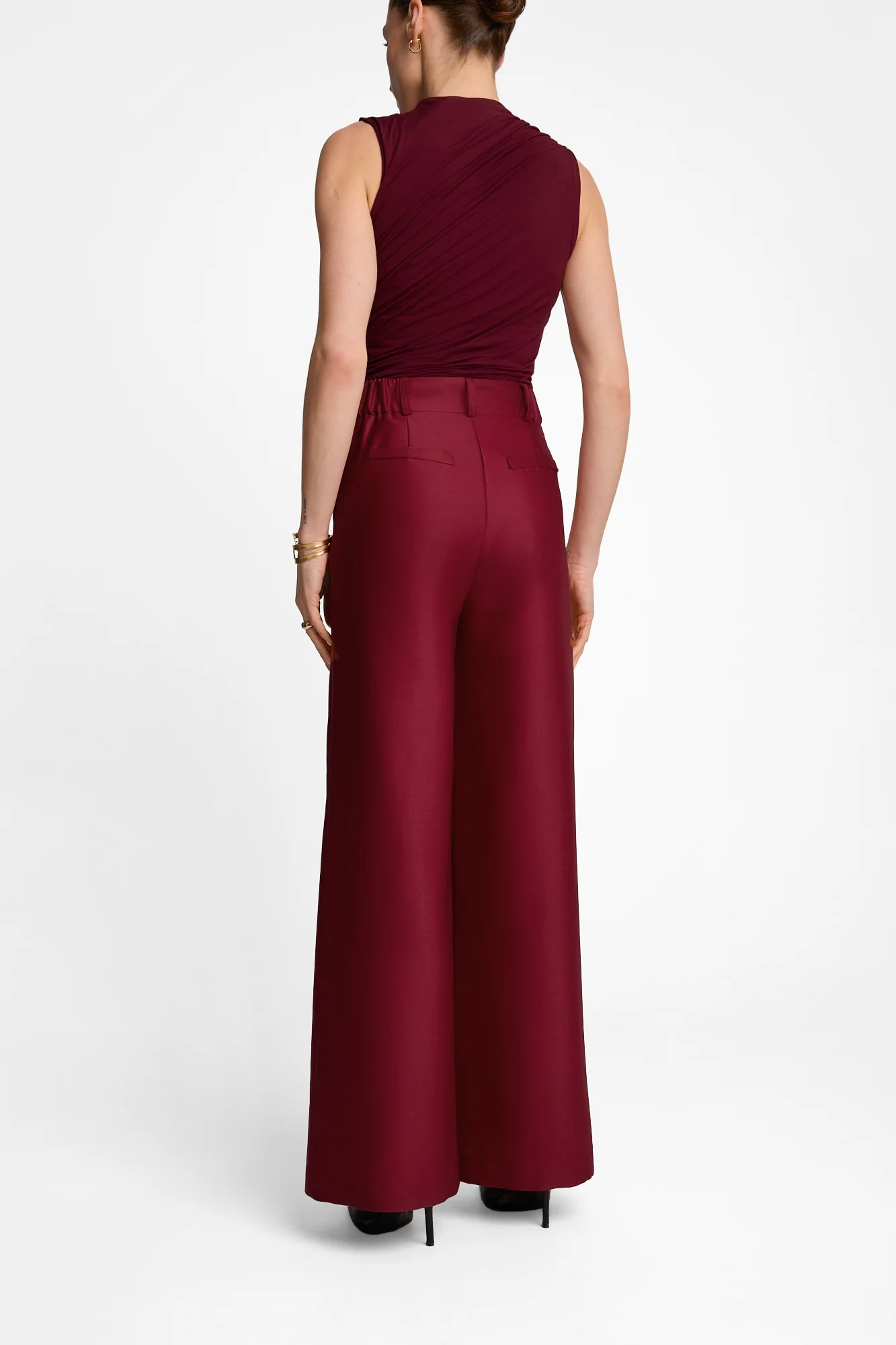Spodnie Miss Milano Burgundy - Image 5