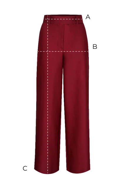 Spodnie Miss Milano Burgundy - Image 7