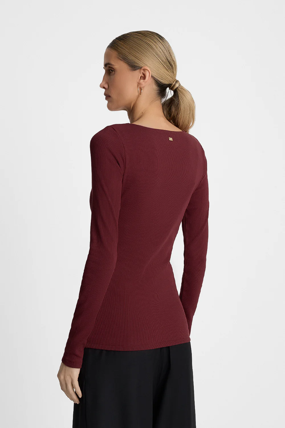 Longsleeve Miss Lea Burgundy - Image 6