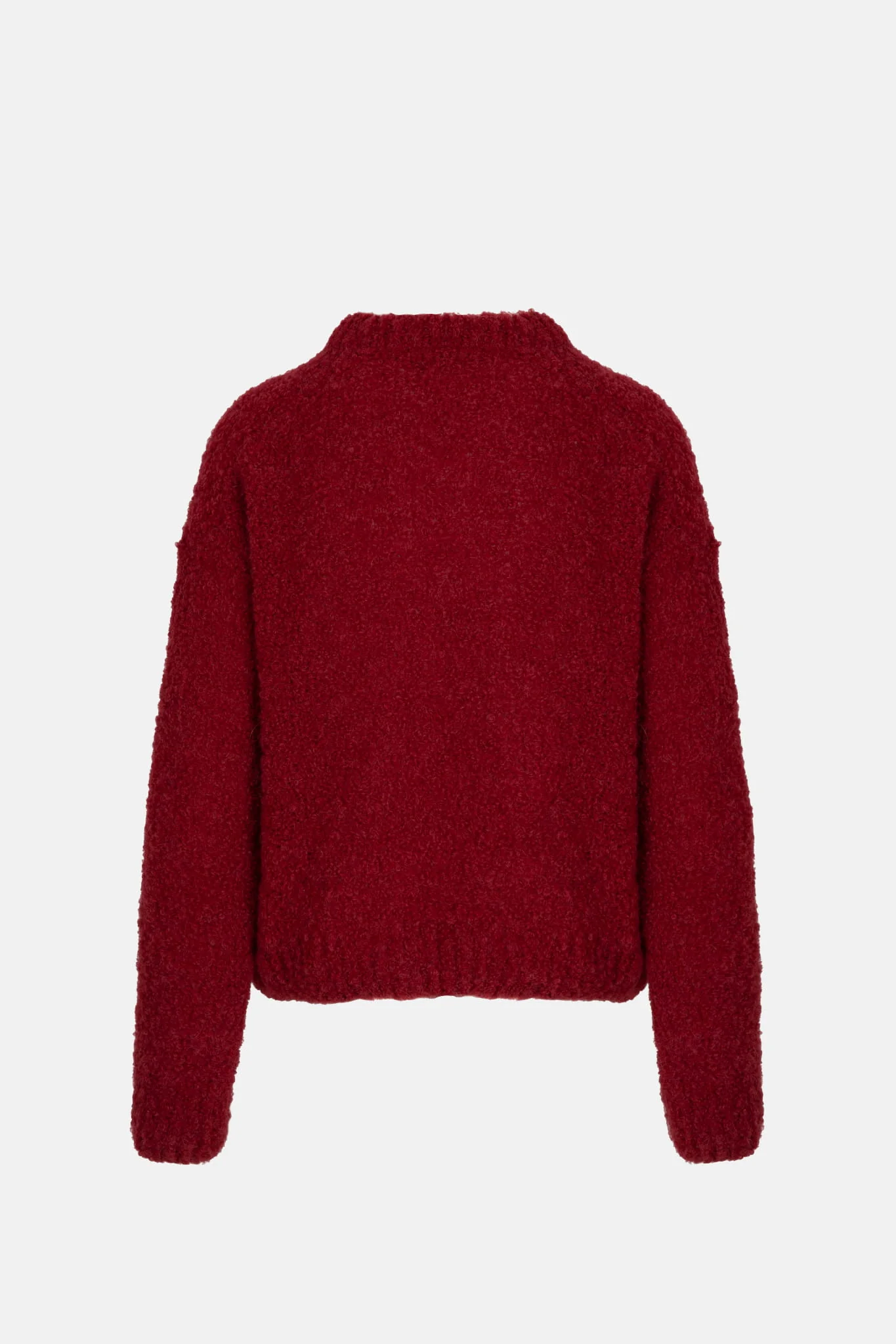 Sweter Miss Fluffy Wine Red - Image 4