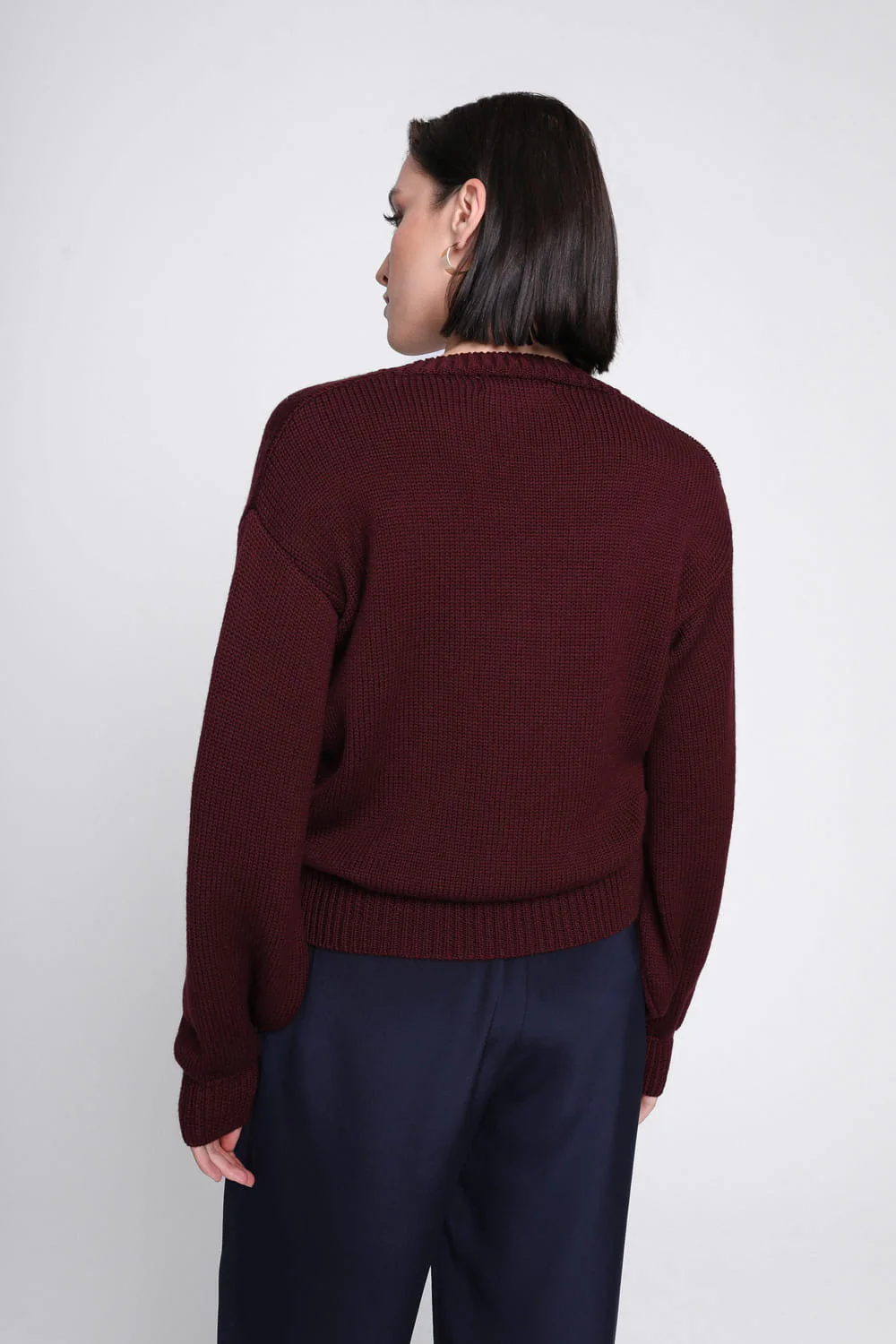 Sweter Miss Timeless Burgundy - Image 7