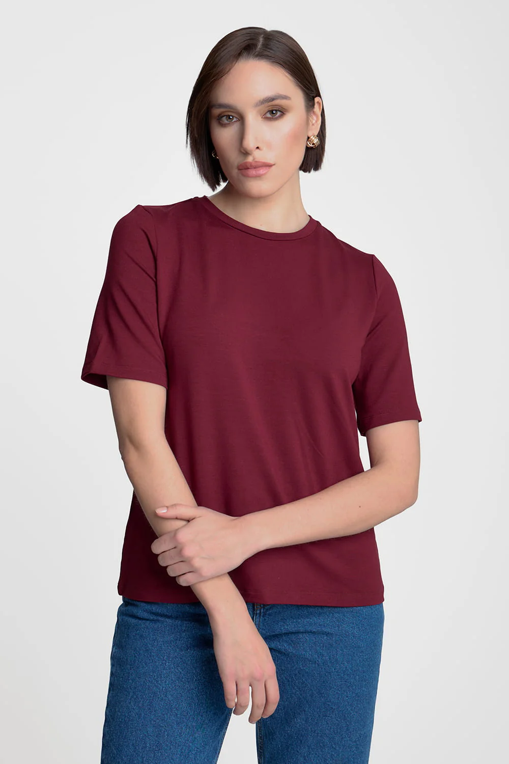 T-shirt Miss Everyday Burgundy - Image 3