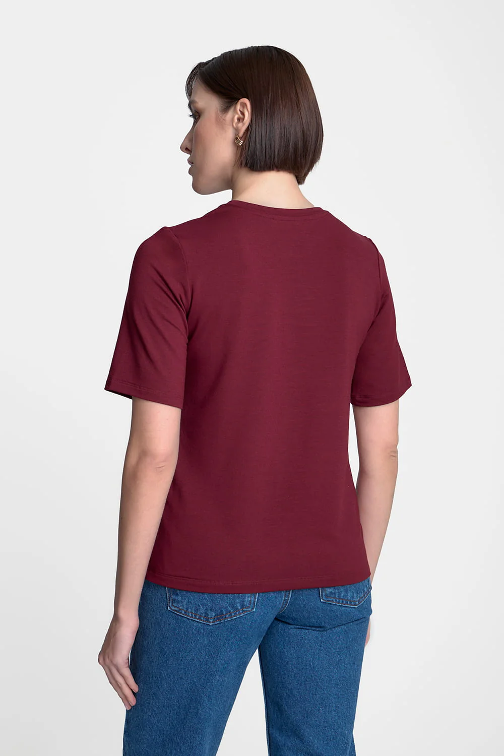 T-shirt Miss Everyday Burgundy - Image 6