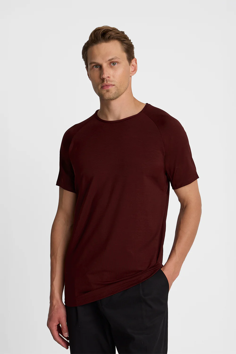 T-shirt Mr Smooth Burgundy - Image 3