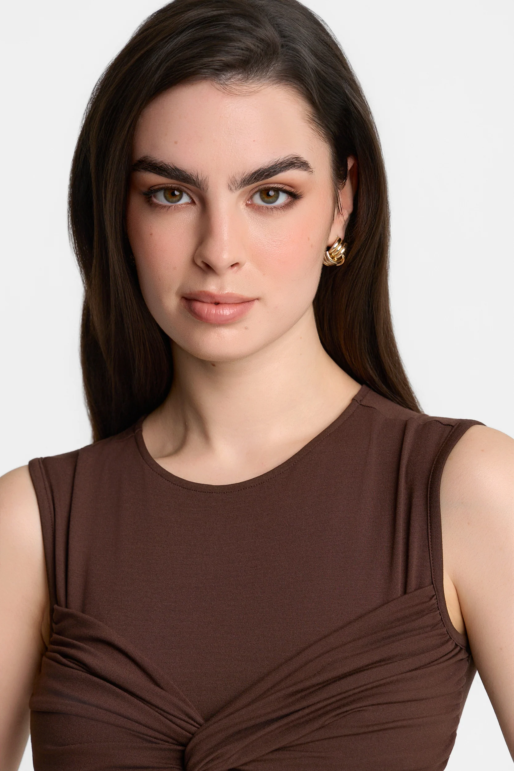 Top Miss Draped Chocolate - Image 4