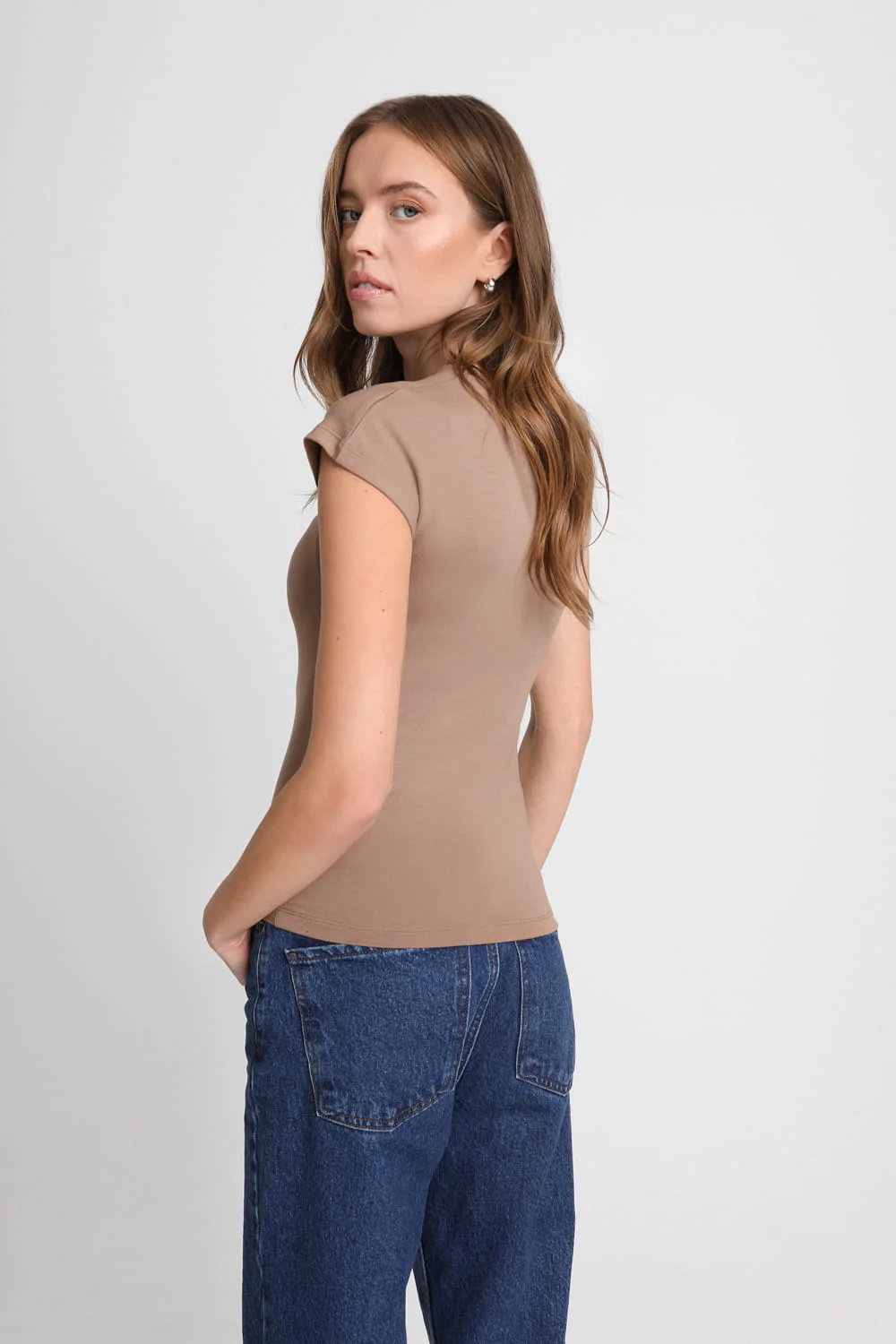 T-shirt Miss Sleek Cappuccino - Image 3