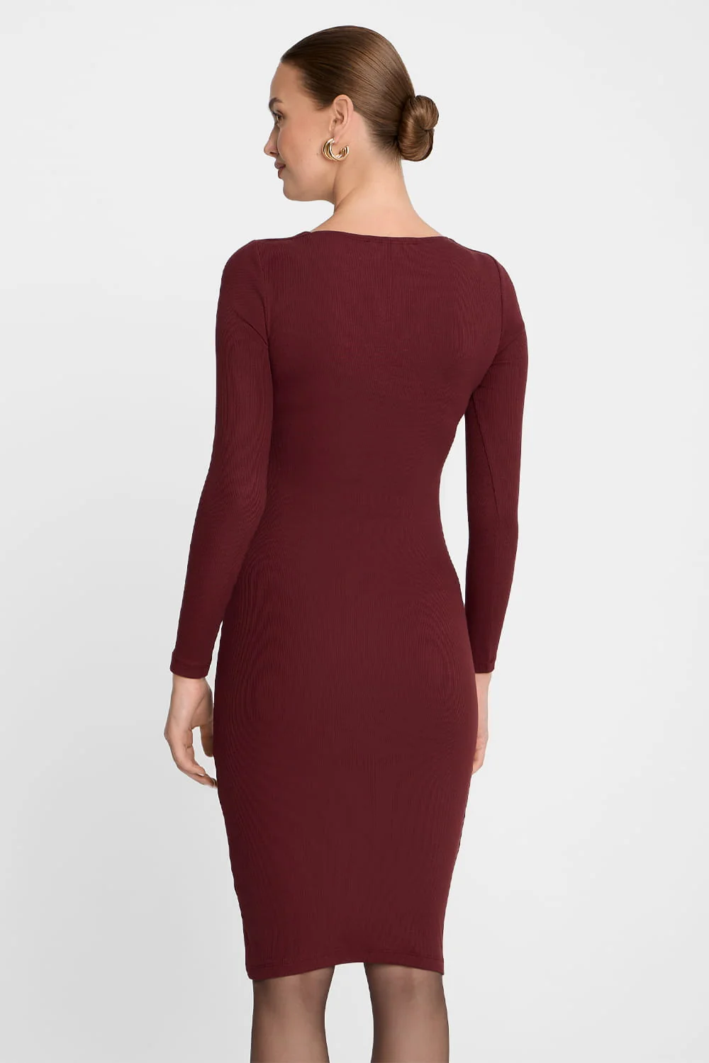 Sukienka Miss Caro Burgundy - Image 5