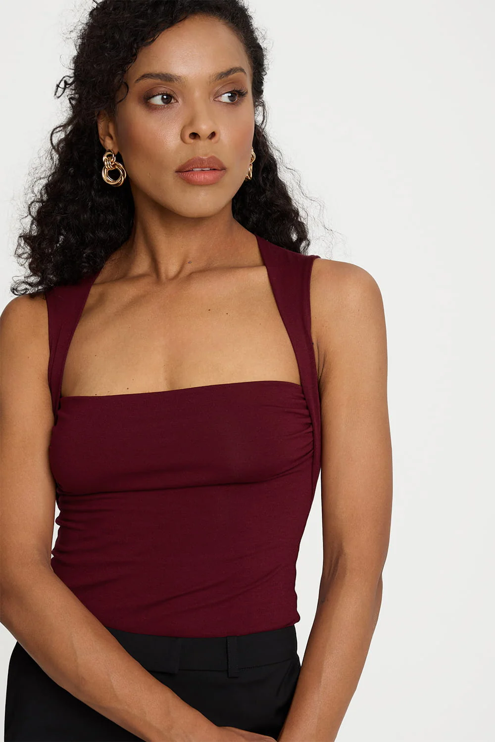 Top Miss Daring Burgundy - Image 3
