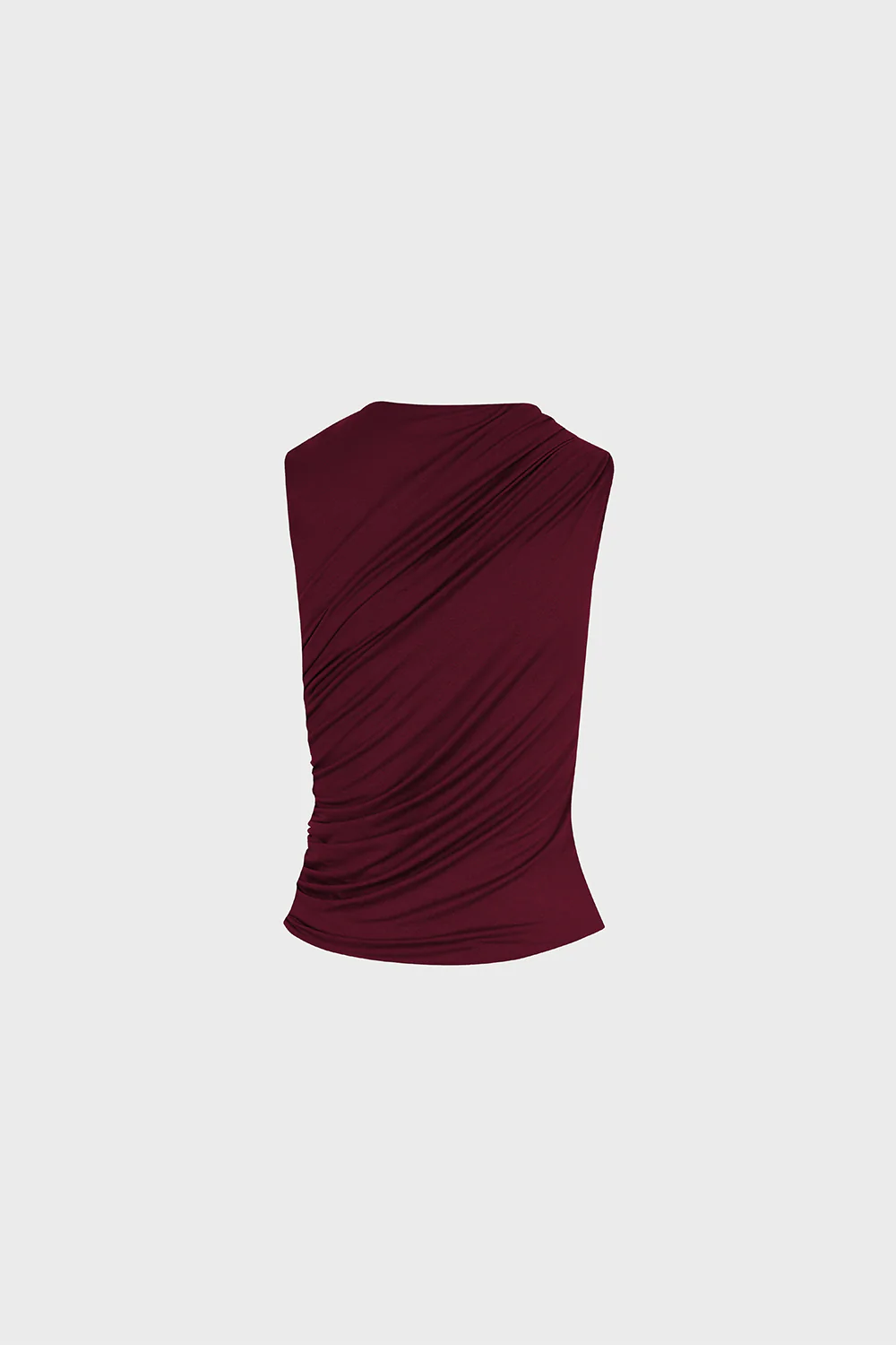 Top Miss Sculptural Burgundy - Image 5