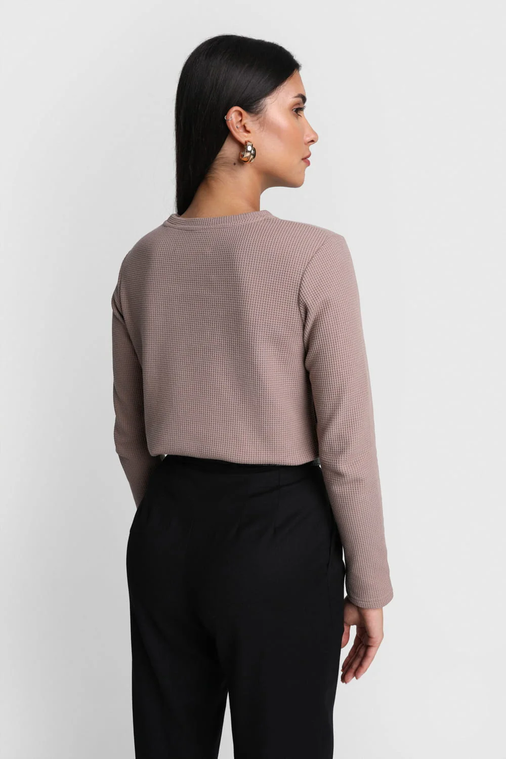 Longsleeve Miss Dapper Beige - Image 4