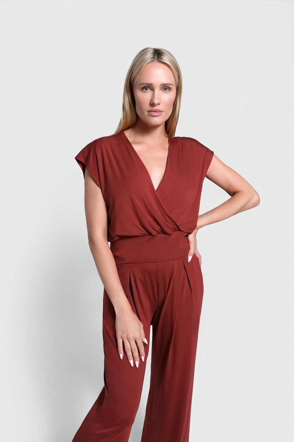 Spodnie Miss Serene Red Brown - Image 5