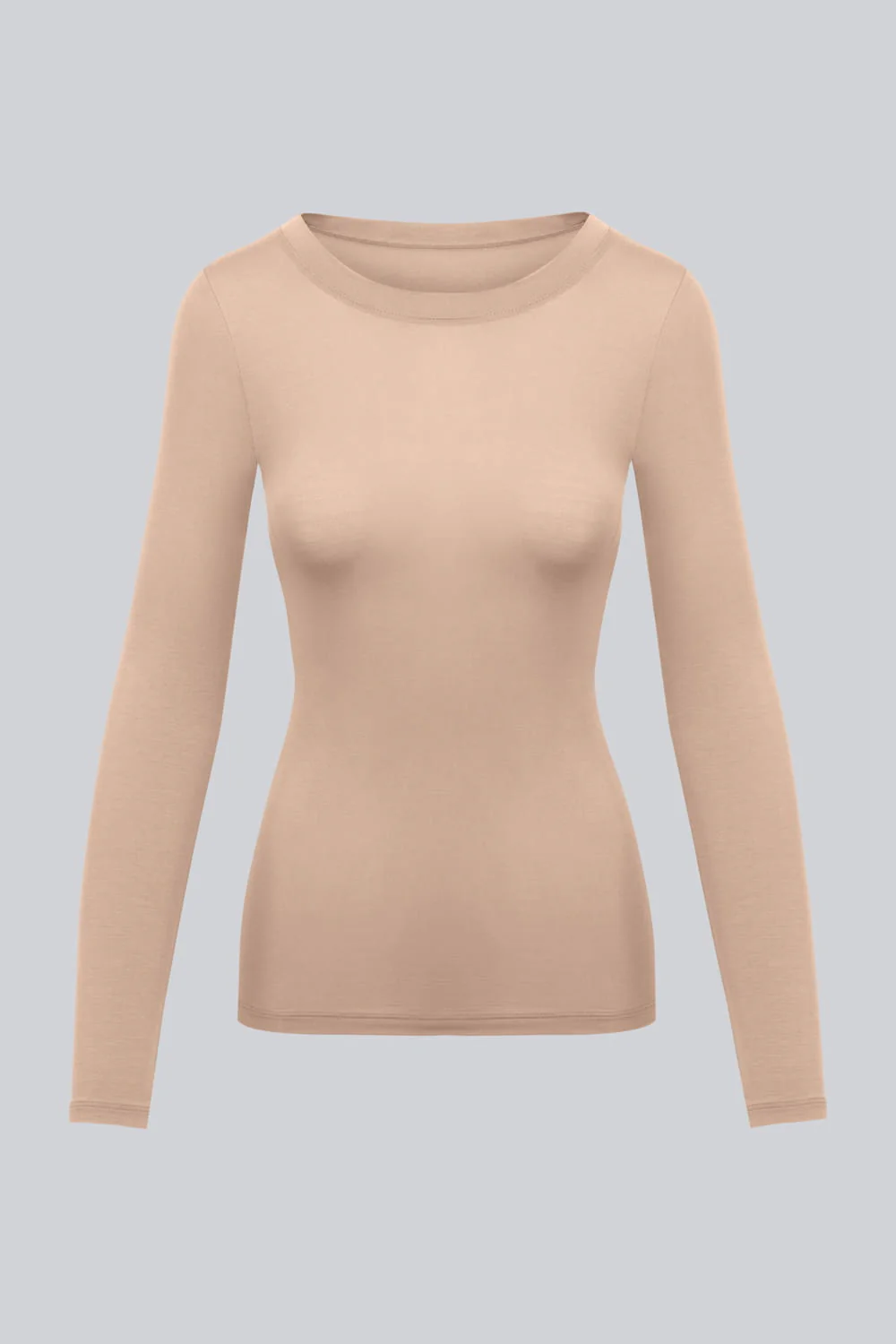 Longsleeve Miss Invisible C-neck Nude - Image 2