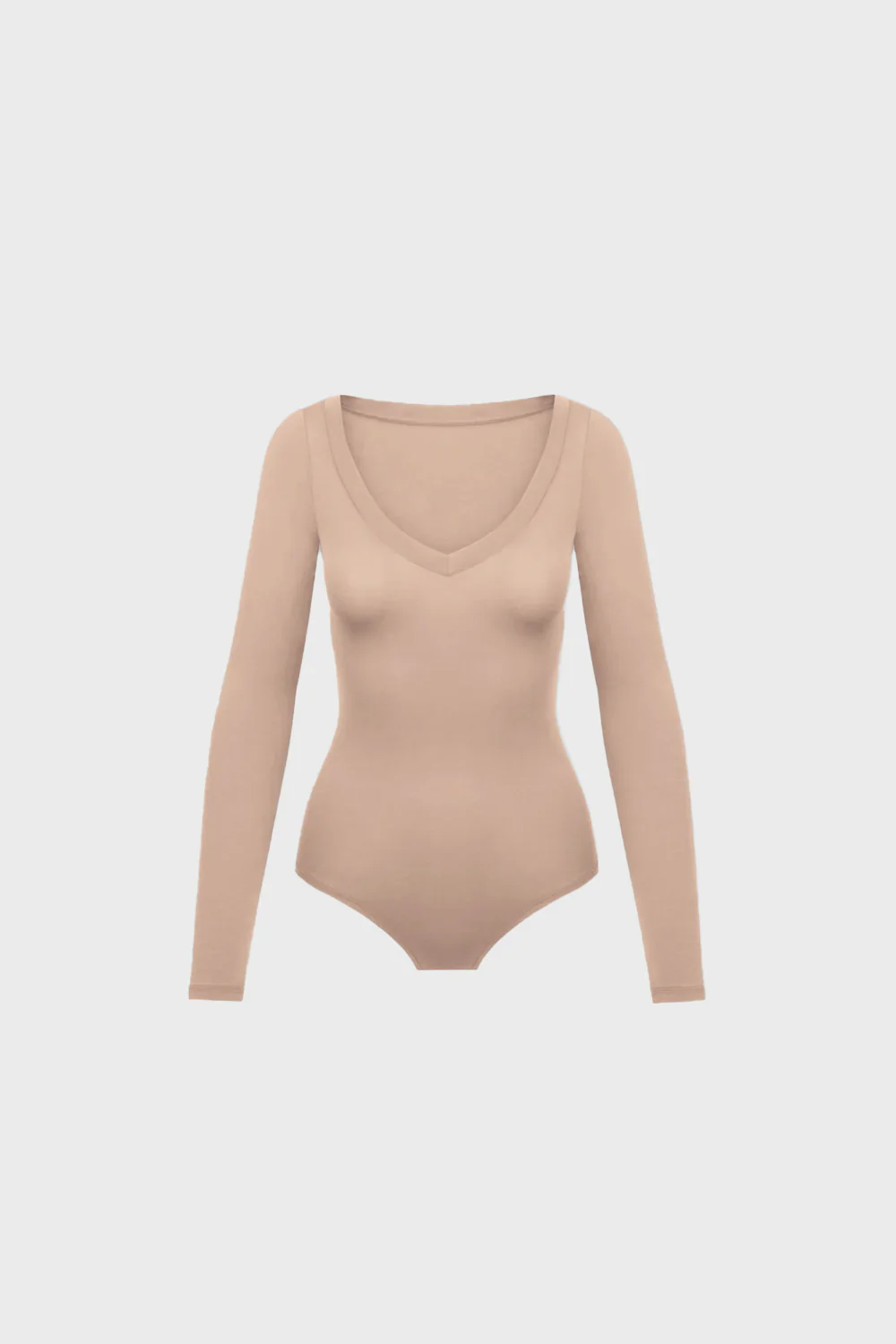 Body Miss Invisible Longsleeve V-neck Nude - Image 2