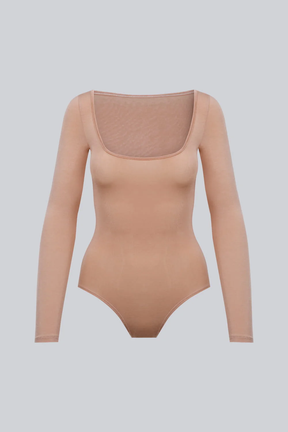 Body Miss Invisible Longsleeve U-neck Nude - Image 2