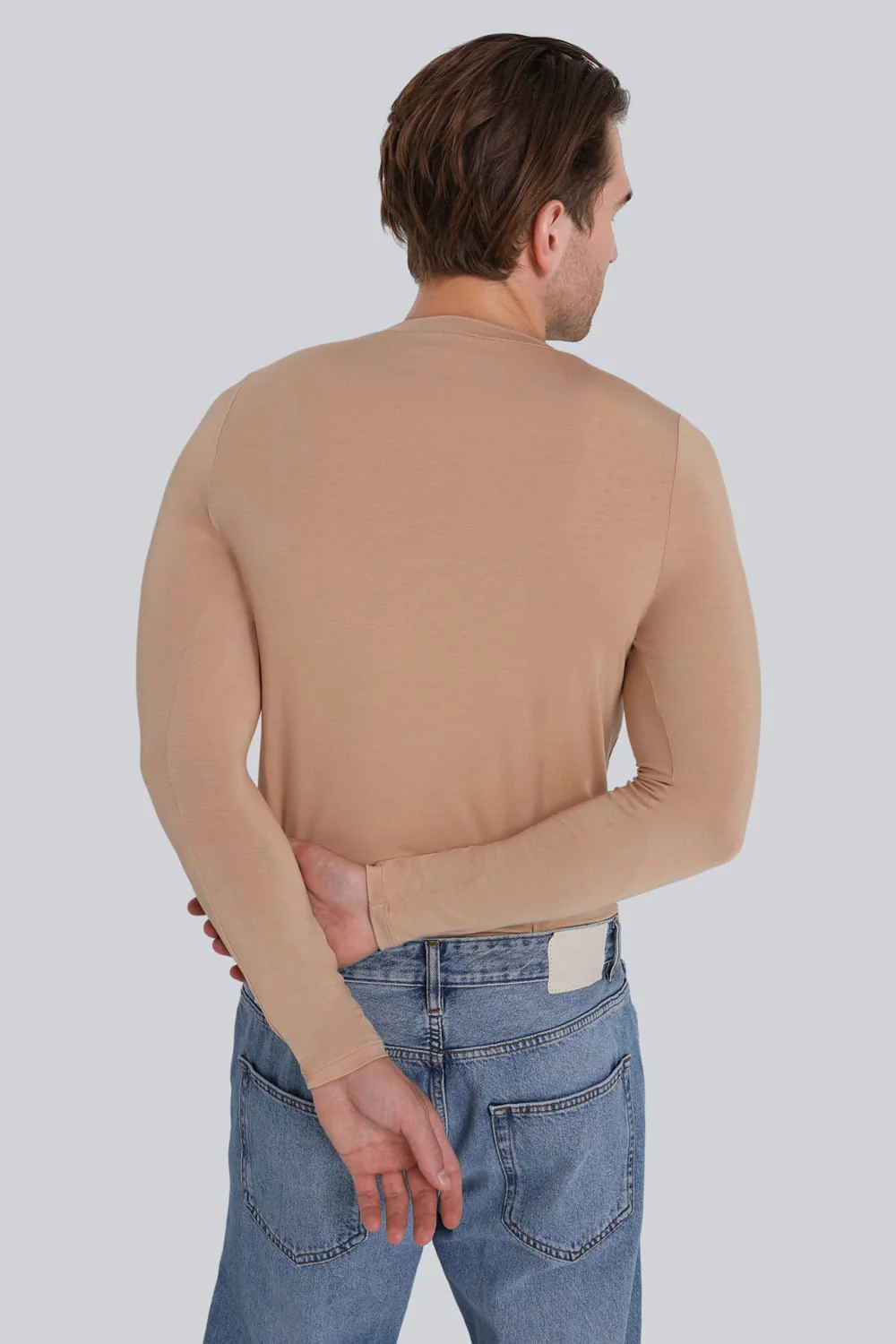 Longsleeve Mr Invisible C-neck Nude - Image 4