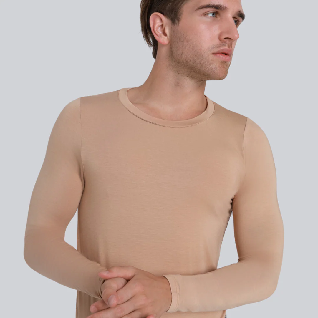 Longsleeve Mr Invisible C-neck Nude - Image 8