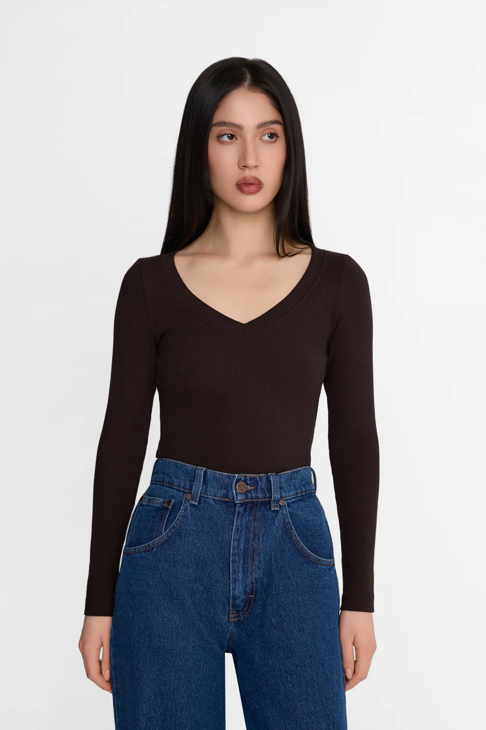 Longsleeve Miss Womanly Dark Chocolate - Image 3