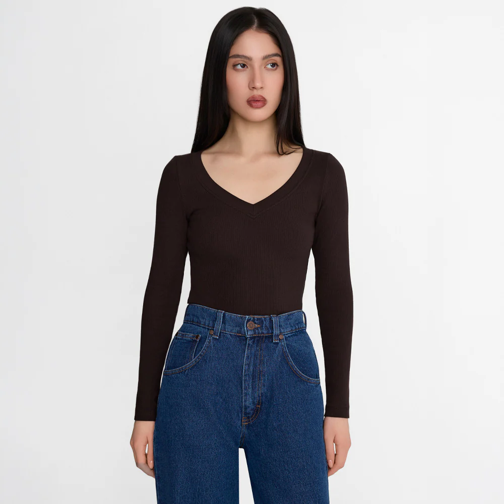 Longsleeve Miss Womanly Dark Chocolate - Image 8