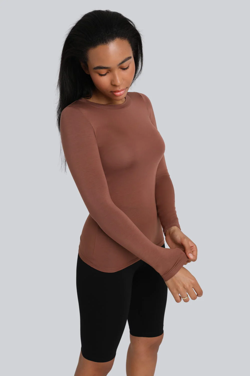 Longsleeve Miss Invisible C-neck Chocolate - Image 7